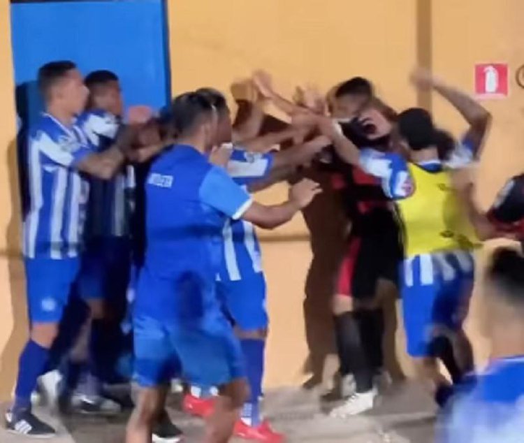 Confusao em Flamengo-PI x Comercial