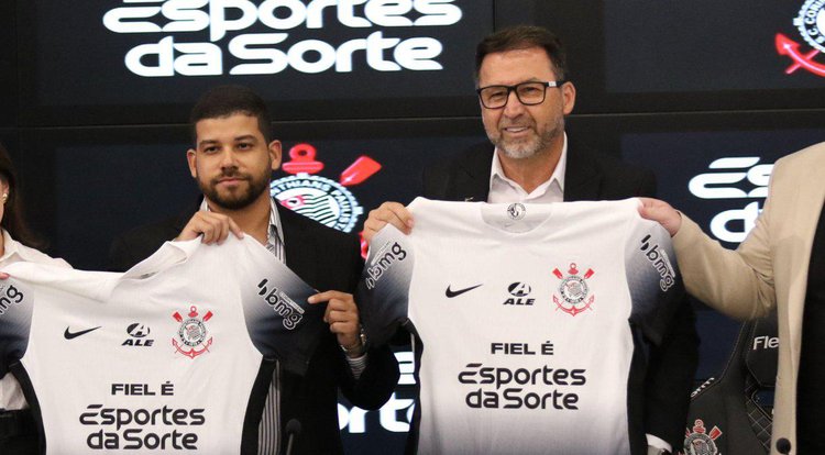 Corinthians anunciou patrocínio da Esportes da Sorte