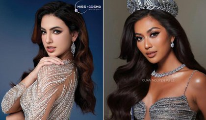 Cris Monize (Top 21) e Ketut Permata Juliastrid (campeã) (Foto: Divulgação | Miss Cosmo International 2024) Cris Monize (Top 21) e Ketut Permata Juliastrid (campeã) (Foto: Divulgação | Miss Cosmo International 2024)