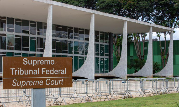 Fachada do palácio do Supremo Tribunal Federal (STF)