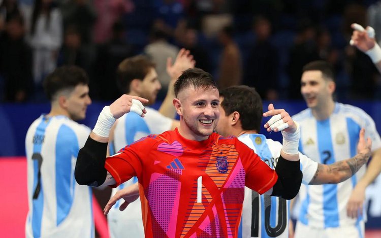 Goleiro Nico Sarmiento, da Argentina