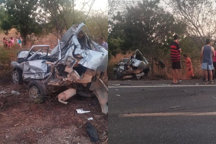 Homem morre após acidente entre carro e caminhão na BR-316