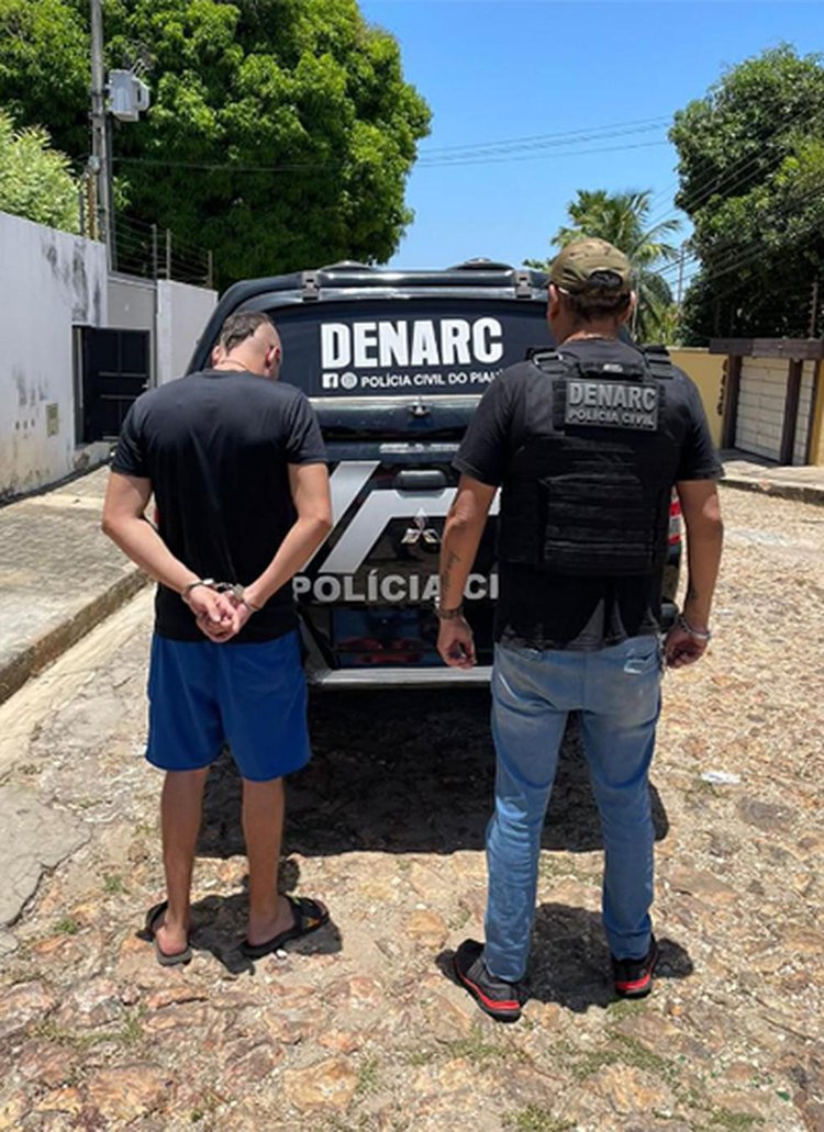Homem preso por trafico de drogas, enganava esposa fingindo ser informante da Policia Federal, em Teresina
