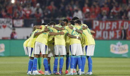 Jogadores da selecao brasileira reunidos antes de partida contra o Chile (Foto: Rafael Ribeiro / CBF) Jogadores da selecao brasileira reunidos antes de partida contra o Chile (Foto: Rafael Ribeiro / CBF)