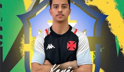 Kauã, ala do Vasco, convocado para a seleção brasileira sub-20 (Foto: Reprodução) Kauã, ala do Vasco, convocado para a seleção brasileira sub-20 (Foto: Reprodução)