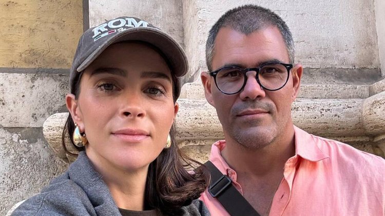 Letícia Cazarré e o marido, Juliano Cazarré