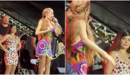 Maiara se pronuncia sobre emagrecimento durante show (Foto: TikTok) Maiara se pronuncia sobre emagrecimento durante show (Foto: TikTok)