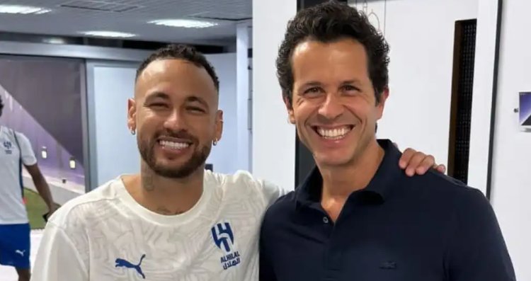 Neymar e Rodrigo Lasmar