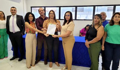 Novos conselheiros do Fundo Previdenciário Municipal (Foto: Divulgação / Prefeitura Municipal de Floriano)
