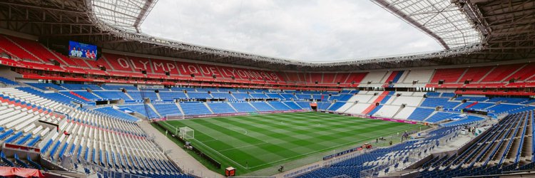 O Estádio Groupama é a casa do Lyon