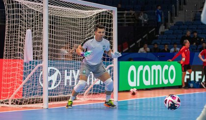 O goleiro é o mais experiente da equipe, com quatro Copas do Mundo no currículo (Foto: LETO RIBAS/CBF)