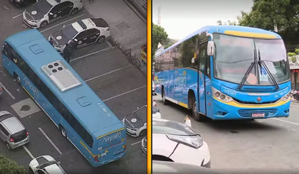 Ônibus é sequestrado e assaltado no Rio de Janeiro. (Foto: Reprodução/TV Globo)