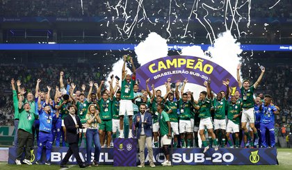 Palmeiras é o campeão do Brasileirão Sub-20 (Foto: Rafael Ribeiro/CBF) Palmeiras é o campeão do Brasileirão Sub-20 (Foto: Rafael Ribeiro/CBF)