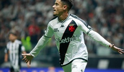 Philippe Coutinho comemorando seu gol na derrota do Vasco para o Atlético-MG (Foto: Divulgação/Vasco) Philippe Coutinho comemorando seu gol na derrota do Vasco para o Atlético-MG (Foto: Divulgação/Vasco)