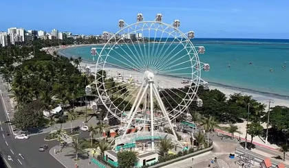 Roda-gigante será construída em Maceió. (Foto: Ascom) Roda-gigante será construída em Maceió. (Foto: Ascom)