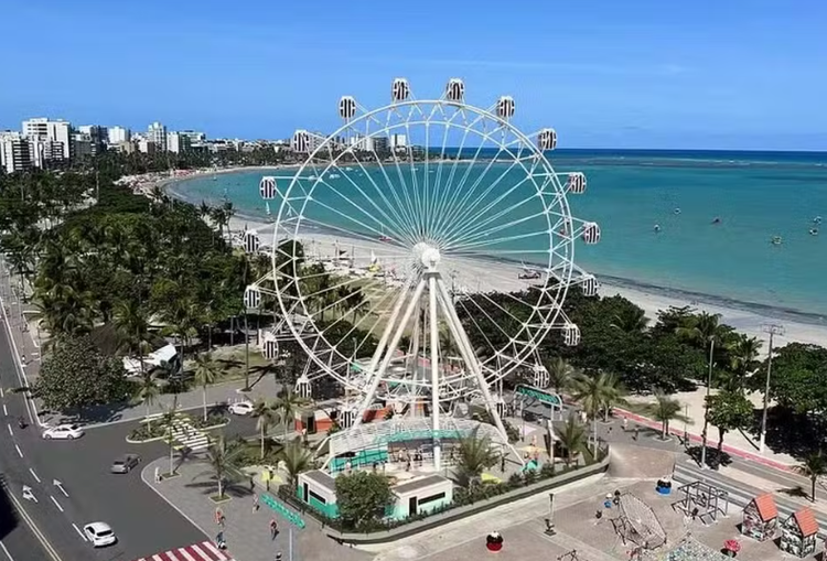 Roda-gigante será construída em Maceió.
