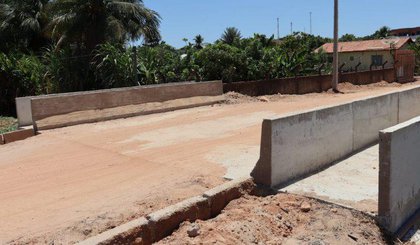 SEINFRA executa obras de construção e reestruturação de pontes em Floriano (Foto: Divulgação / Prefeitura Municipal de Floriano)