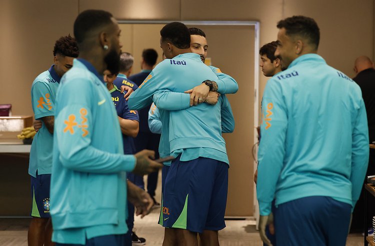Seleção Brasileira se apresenta em São Paulo.