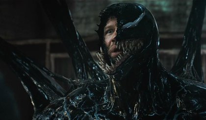 Tom Hardy no trailer de "Venom: A Última Rodada" (Foto: Reprodução) Tom Hardy no trailer de "Venom: A Última Rodada" (Foto: Reprodução)