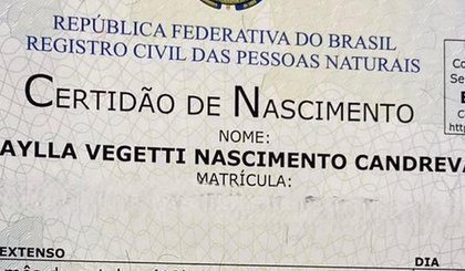 Torcedor do Vasco coloca Vegetti no nome da filha (Foto: ge) Torcedor do Vasco coloca Vegetti no nome da filha (Foto: ge)
