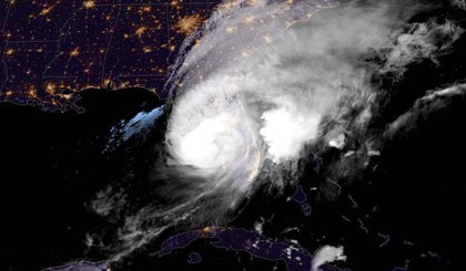 Um satelite da NOAA captura o furacao Milton (Foto: NOAA)