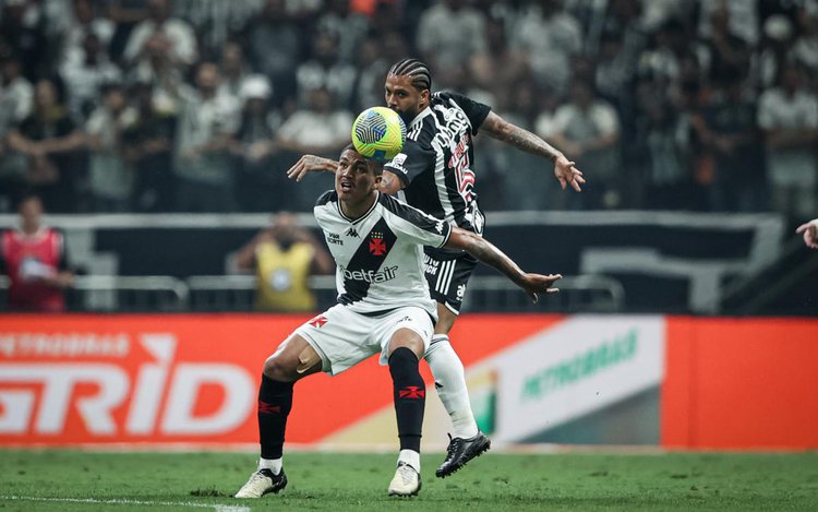 Vasco foi derrotado pelo Atlético-MG em Belo Horizonte