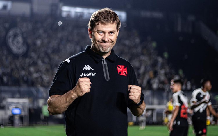 Vasco tem um dos melhores aproveitamentos da Série A sob comando de Rafael Paiva