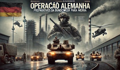 A Alemanha está tomando medidas estratégicas para se preparar para um possível conflito (Foto: META IA) A Alemanha está tomando medidas estratégicas para se preparar para um possível conflito (Foto: META IA)