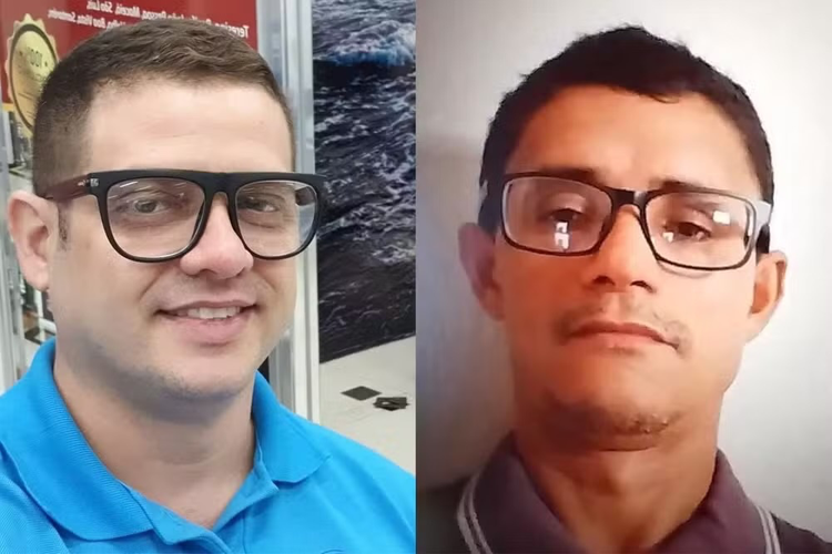 André Souza e Jesus, ambos vítimas de afogamento na  Praia do Arrombado, em Parnaíba
