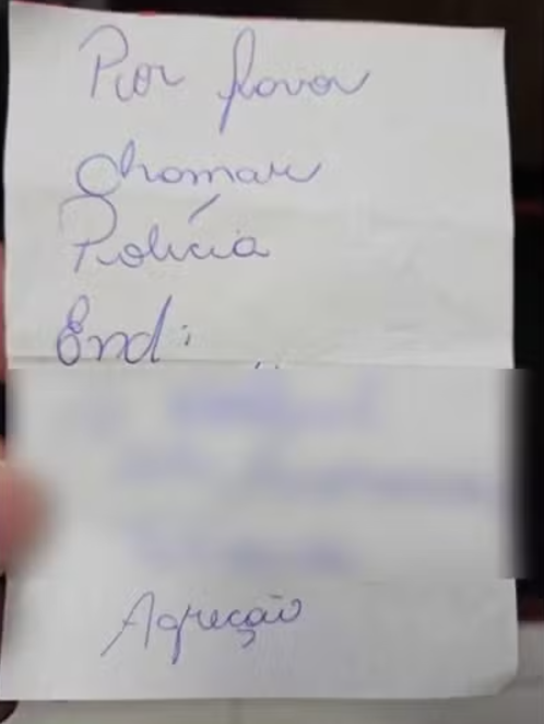 Bilhete foi entregue pela vítima para uma atendente de uma conveniência.