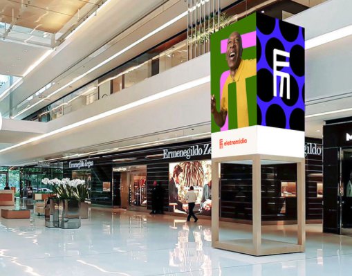 Eletromidia em Shopping