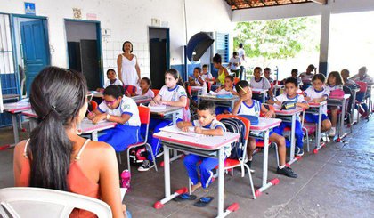 Estudantes da Rede Municipal de Floriano participam da 2a Avaliação Fluência Leitora (Foto: Divulgação / Prefeitura Municipal de Floriano)