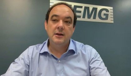 Flavio Roscoe, presidente da Federação das Indústrias do Estado de Minas Gerais (Fiemg), em entrevista ao CNN Money• CNN Money (Foto: CNN Money)