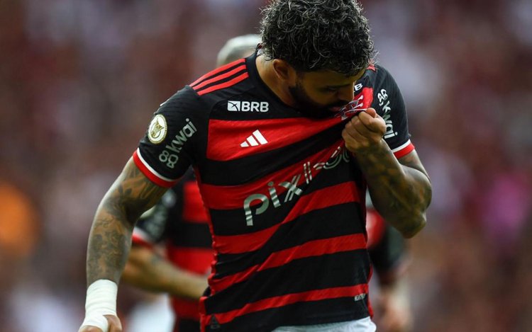 Gabigol tem contrato com o Flamengo até o fim de 2024