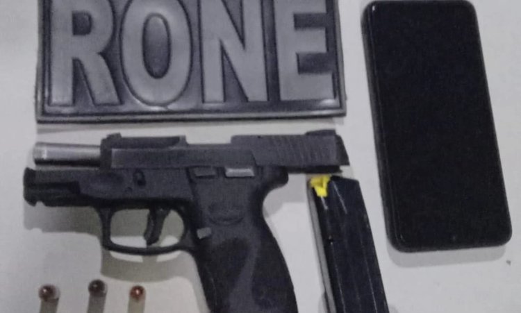 Homem é preso com arma de fogo e munições em abordagem na zona Sul de Teresina