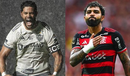 Hulk, do Atlético-MG, e Gabigol, do Flamengo (Foto: Pedro Souza/Atlético-MG e Marcelo Cortes/Flamengo) Hulk, do Atlético-MG, e Gabigol, do Flamengo (Foto: Pedro Souza/Atlético-MG e Marcelo Cortes/Flamengo)