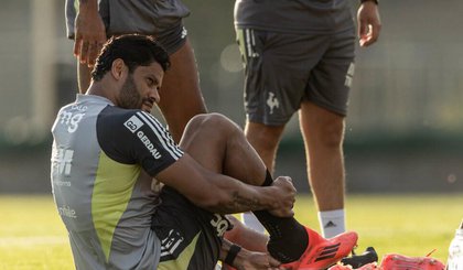 Hulk está focado na decisão da Copa Libertadores (Foto: Pedro Souza / Atlético) Hulk está focado na decisão da Copa Libertadores (Foto: Pedro Souza / Atlético)