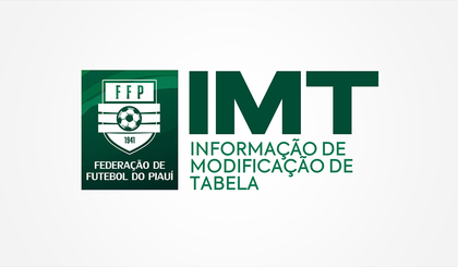 Informação de Modificação de Tabela (Foto: Assessoria FFP) Informação de Modificação de Tabela (Foto: Assessoria FFP)