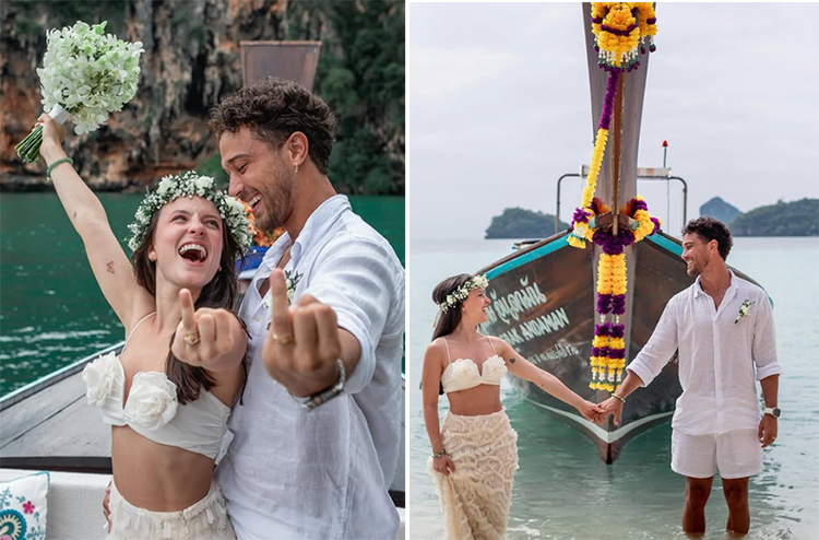 Larissa Manoela e André Luiz Frambach celebram casamento na Tailândia