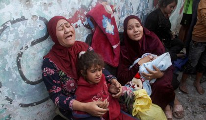 Local de ataque na Cidade de Gaza - 07/11/2024 (Foto: Mahmoud Issa/Reuters)