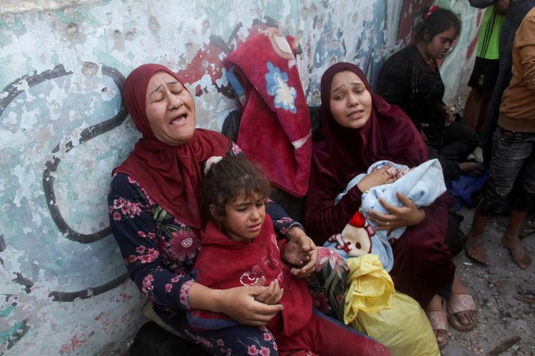 Local de ataque na Cidade de Gaza - 07/11/2024