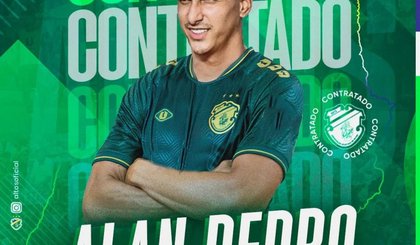 Meia Alan Pedro é anunciado pelo Altos para a temporada 2025. (Foto: Divulgação / Ascom / Altos) Meia Alan Pedro é anunciado pelo Altos para a temporada 2025. (Foto: Divulgação / Ascom / Altos)