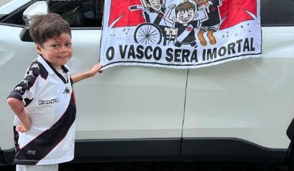 Menino Gui é conhecido por ser amante do Vasco de do futebol (Foto: Reprodução/Instagram) Menino Gui é conhecido por ser amante do Vasco de do futebol (Foto: Reprodução/Instagram)