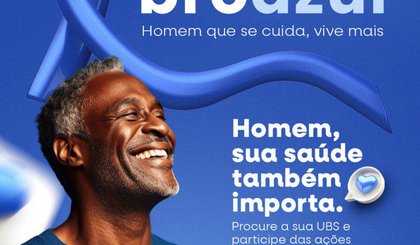 Novembro Azul: “Homem que se cuida, vive mais” (Foto: Divulgação / Prefeitura Municipal de Floriano)