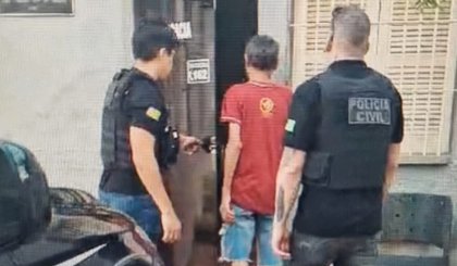 Pai preso suspeito de torturar filhos de 7 e 13 anos (Foto: Divulgação / Polícia Civil - P)