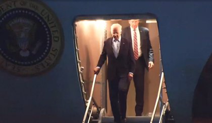 Presidente dos EUA, Joe Biden, chega ao Rio de Janeiro para o G20 (Foto: Reprodução)