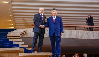 Presidente Lula e o Presidente da República Popula da China, Xi Jinping (Foto: Palácio do Planalto) Presidente Lula e o Presidente da República Popula da China, Xi Jinping (Foto: Palácio do Planalto)