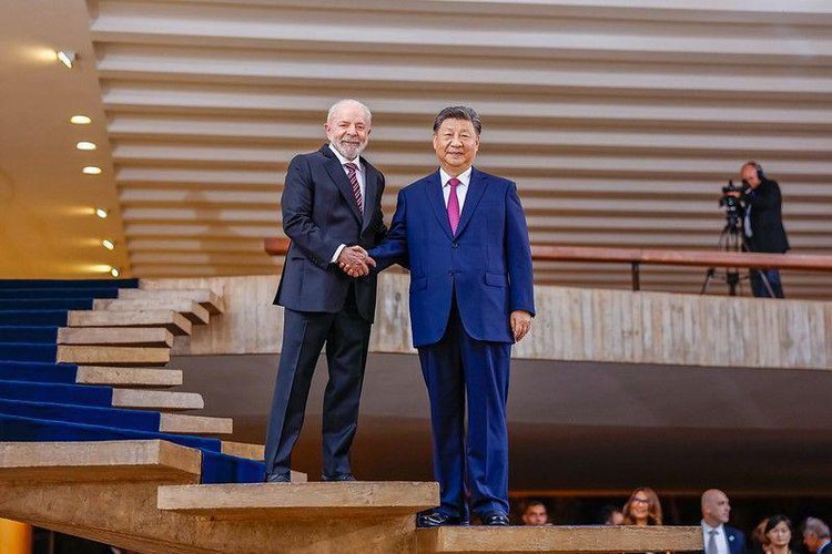 Presidente Lula e o Presidente da República Popula da China, Xi Jinping