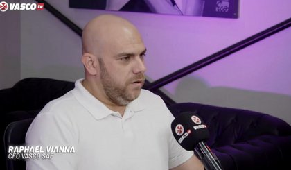 Raphael Vianna chegou ao Vasco em julho deste ano (Foto: Reprodução / Vasco TV) Raphael Vianna chegou ao Vasco em julho deste ano (Foto: Reprodução / Vasco TV)
