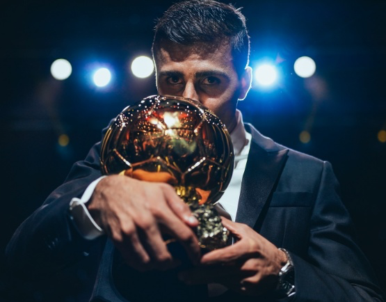Rodri, espanhol que desbancou Vini Jr no prêmio Bola de Ouro.